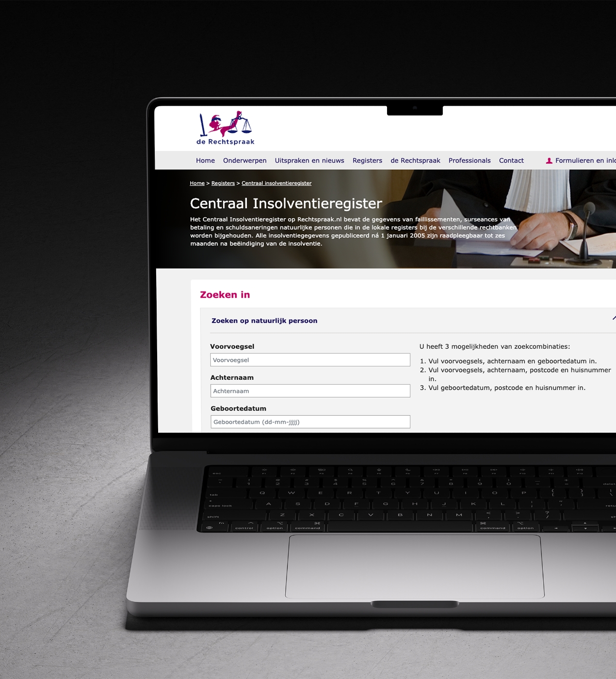 CIR - Centraal Insolventieregister